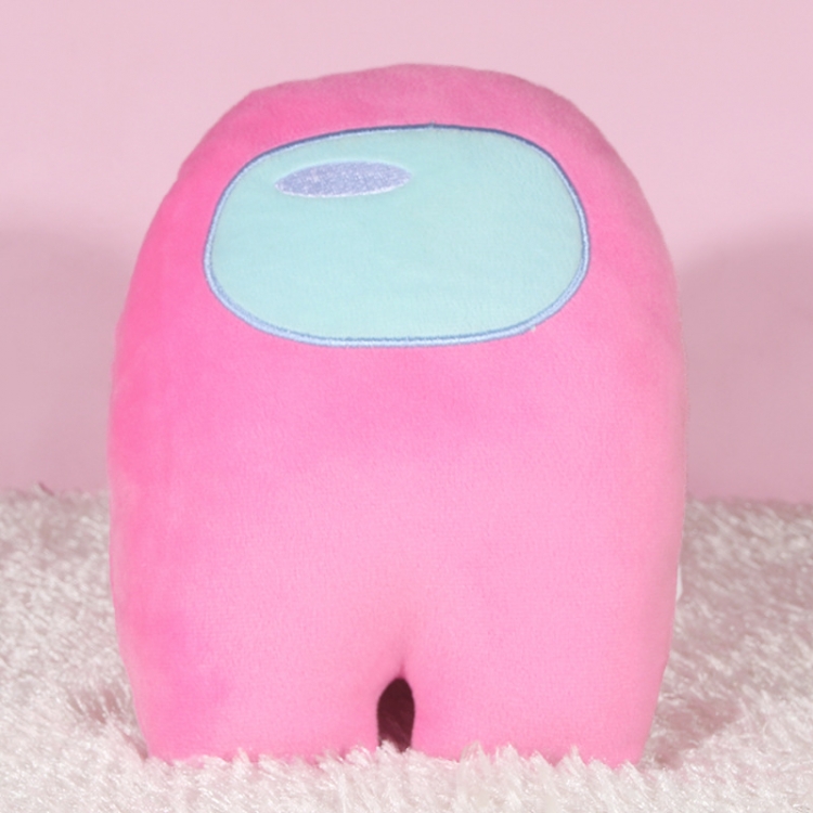 Among us Pink Game Plush pendant toy keychain price for 5 pcs 7X11CM