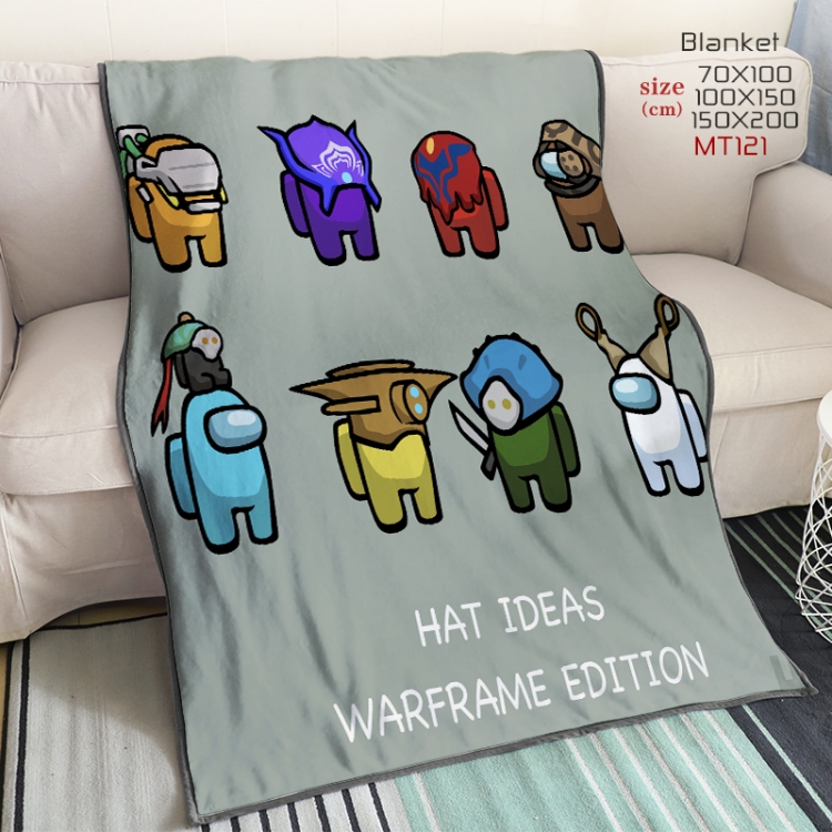 Among US  Anime double-sided printing super large lambskin blanket150X200CM Style 4