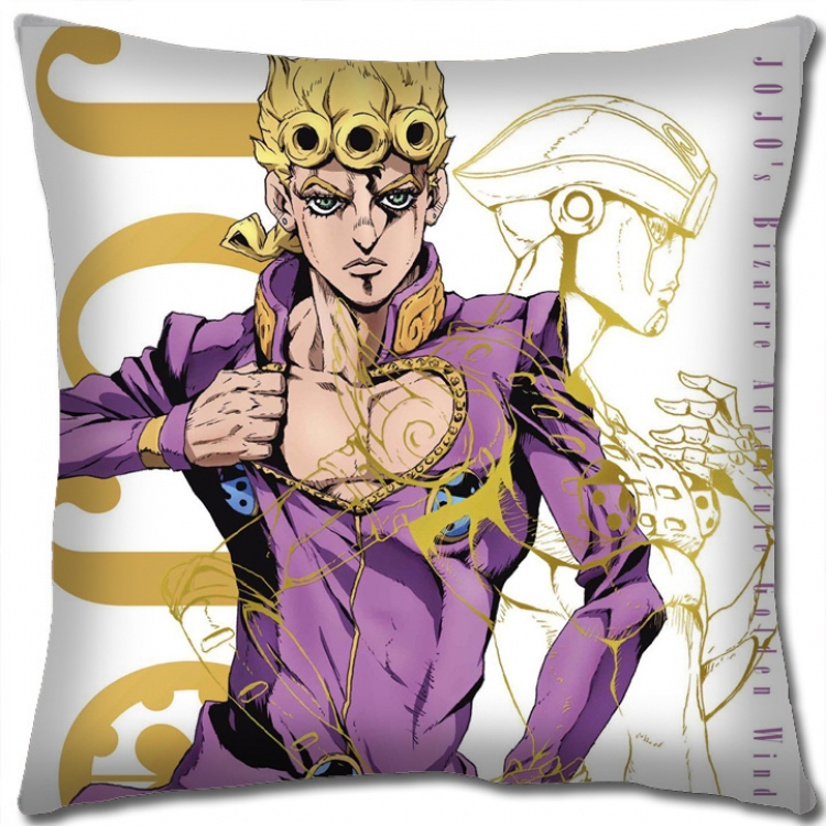 JoJos Bizarre Adventure Anime square full-color pillow cushion 45X45CM NO FILLING J1116