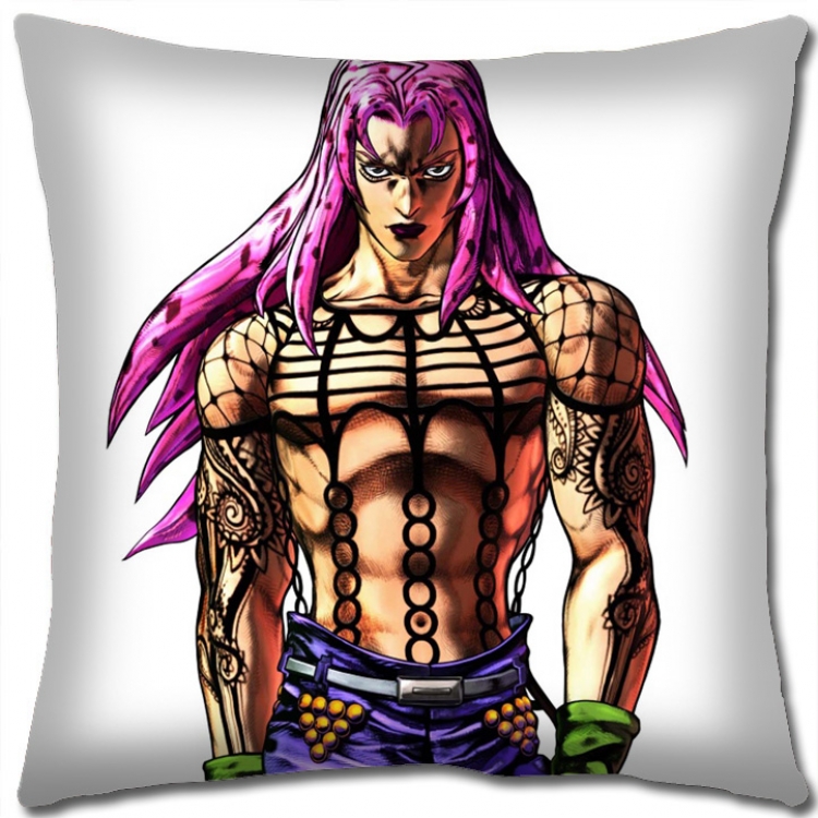 JoJos Bizarre Adventure Anime square full-color pillow cushion 45X45CM NO FILLING J1120