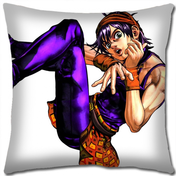 JoJos Bizarre Adventure Anime square full-color pillow cushion 45X45CM NO FILLING J1124