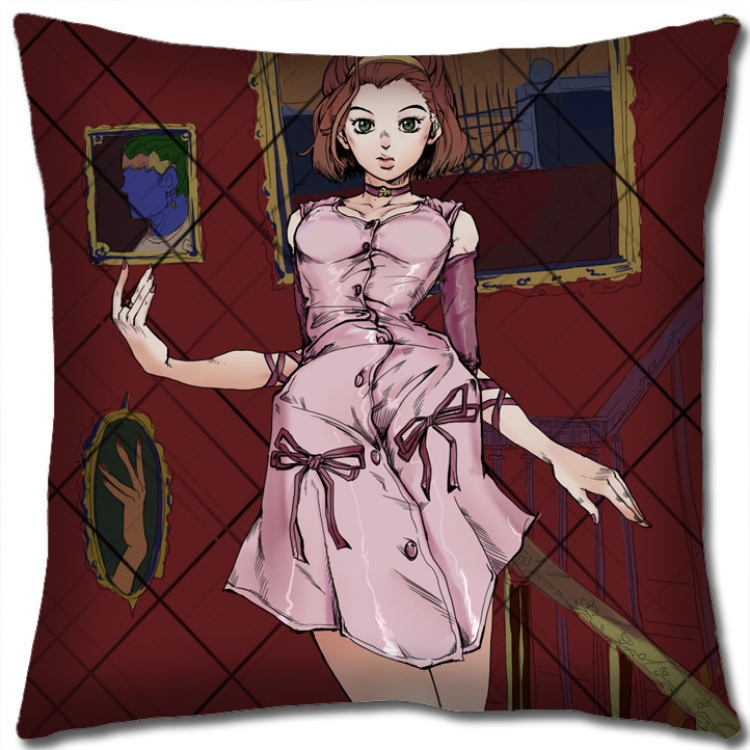 JoJos Bizarre Adventure Anime square full-color pillow cushion 45X45CM NO FILLING J1154
