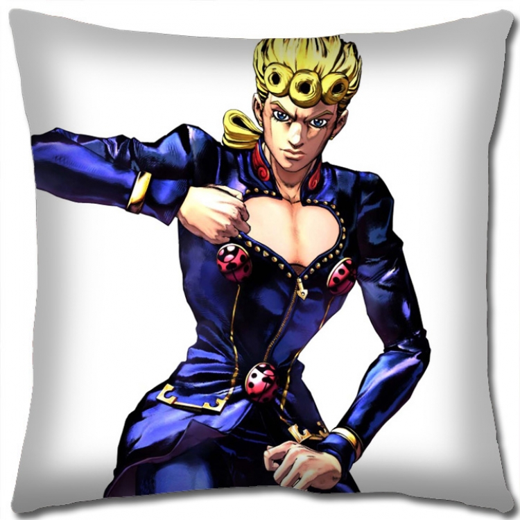JoJos Bizarre Adventure Anime square full-color pillow cushion 45X45CM NO FILLING J1117