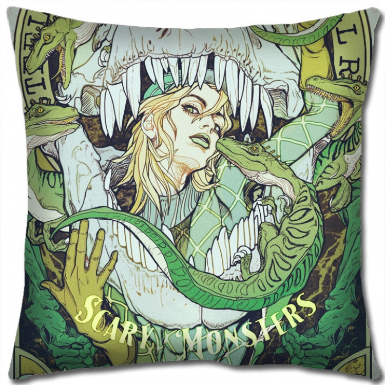 JoJos Bizarre Adventure Anime square full-color pillow cushion 45X45CM NO FILLING J1139
