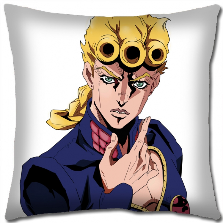 JoJos Bizarre Adventure Anime square full-color pillow cushion 45X45CM NO FILLING J1134
