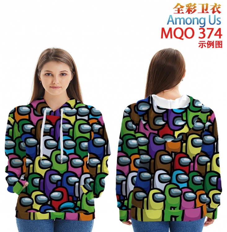 Among Us Full Color Patch pocket Sweatshirt Hoodie  9 sizes from XXS to XXXXL  MQO374