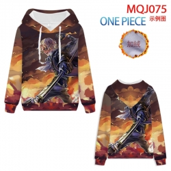 One Piece hooded plus fleece s...
