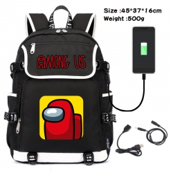 Among us Game backpack USB  da...