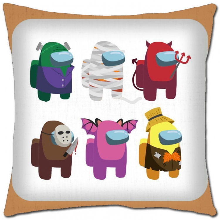 Among Us Anime square full-color pillow cushion 45X45CM NO FILLING A2-33