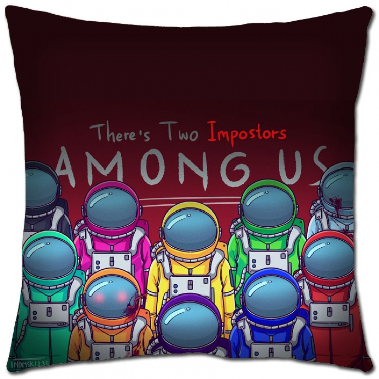 Among Us Anime square full-color pillow cushion 45X45CM NO FILLING A2-26