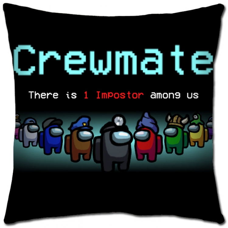 Among Us Anime square full-color pillow cushion 45X45CM NO FILLING A2-51