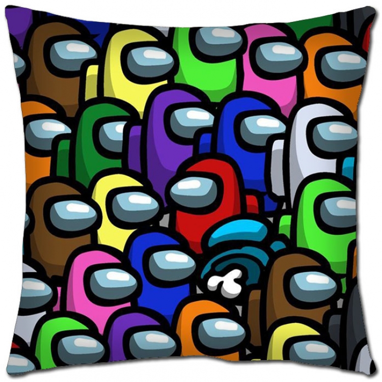 Among Us Anime square full-color pillow cushion 45X45CM NO FILLING A2-35