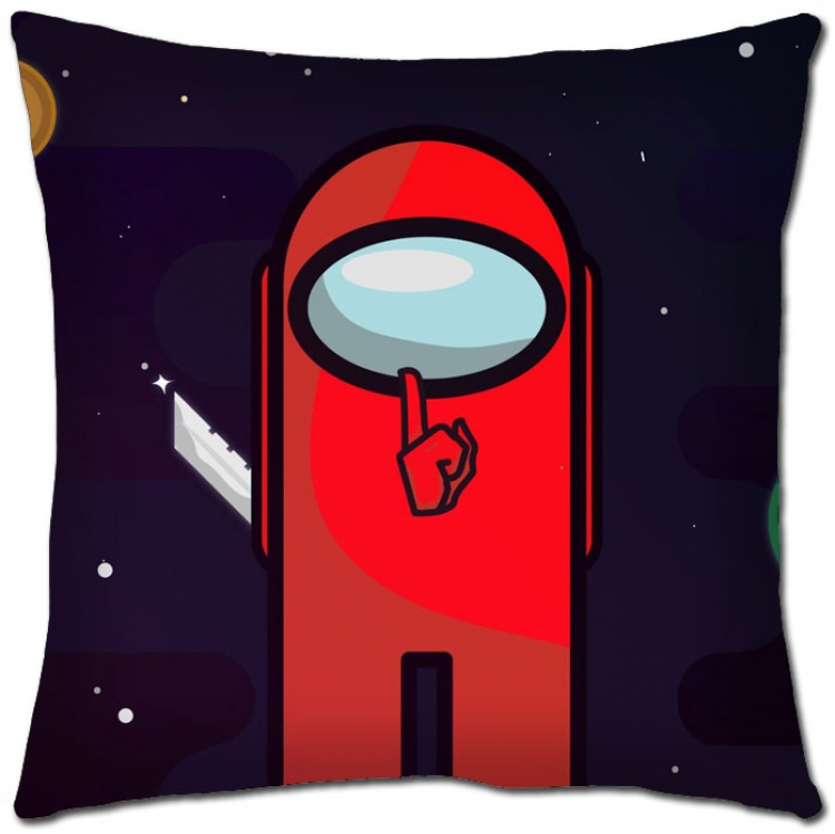 Among Us Anime square full-color pillow cushion 45X45CM NO FILLING A2-43