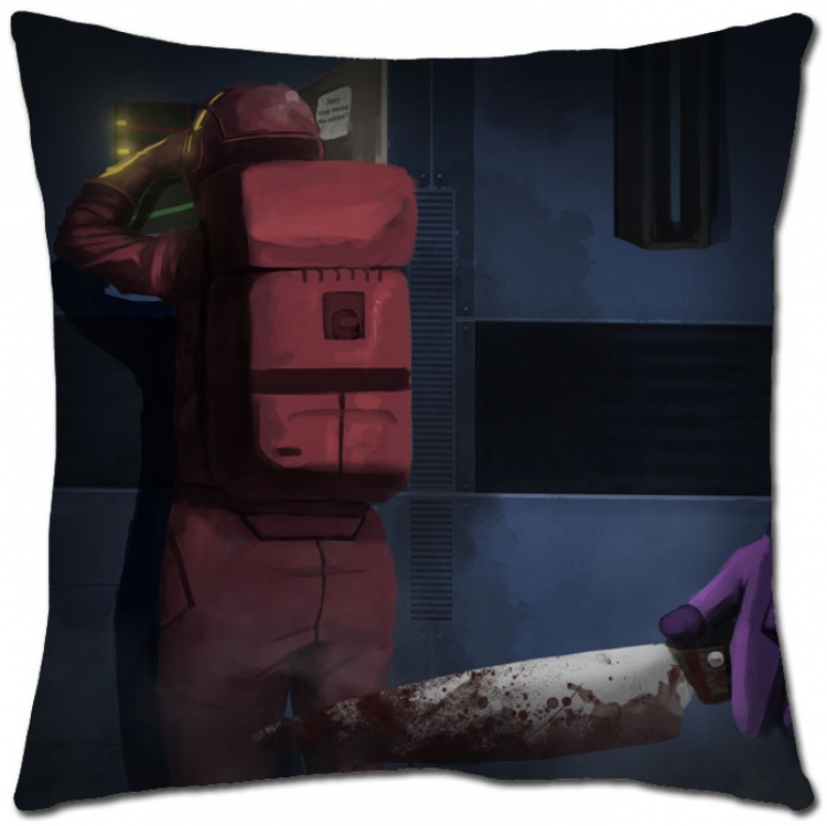 Among Us Anime square full-color pillow cushion 45X45CM NO FILLING A2-2