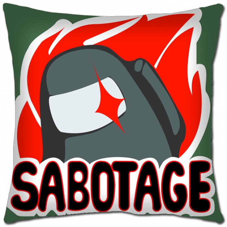 Among Us Anime square full-color pillow cushion 45X45CM NO FILLING A2-10