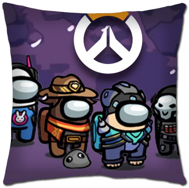 Among Us Anime square full-color pillow cushion 45X45CM NO FILLING A2-32