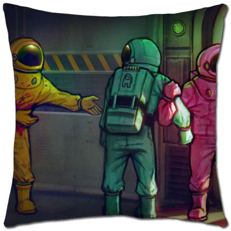 Among Us Anime square full-color pillow cushion 45X45CM NO FILLING A2-61