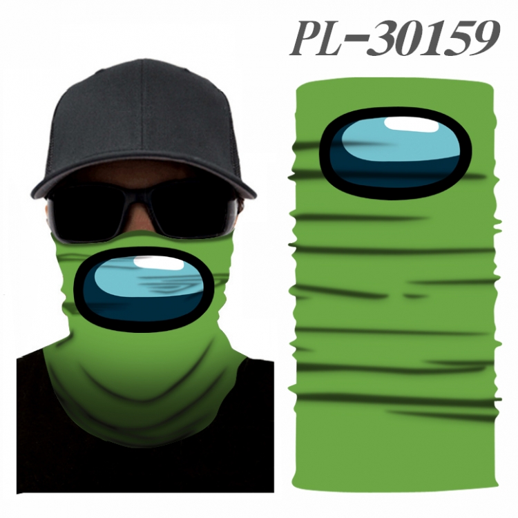 Among Us Color printing magic turban scarf- price for 5 pcs 