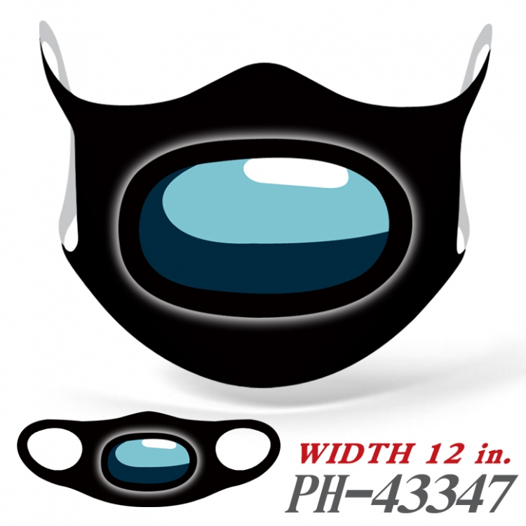 Among Us Full color Ice silk seamless Mask  price for 5 pcs PH43347A