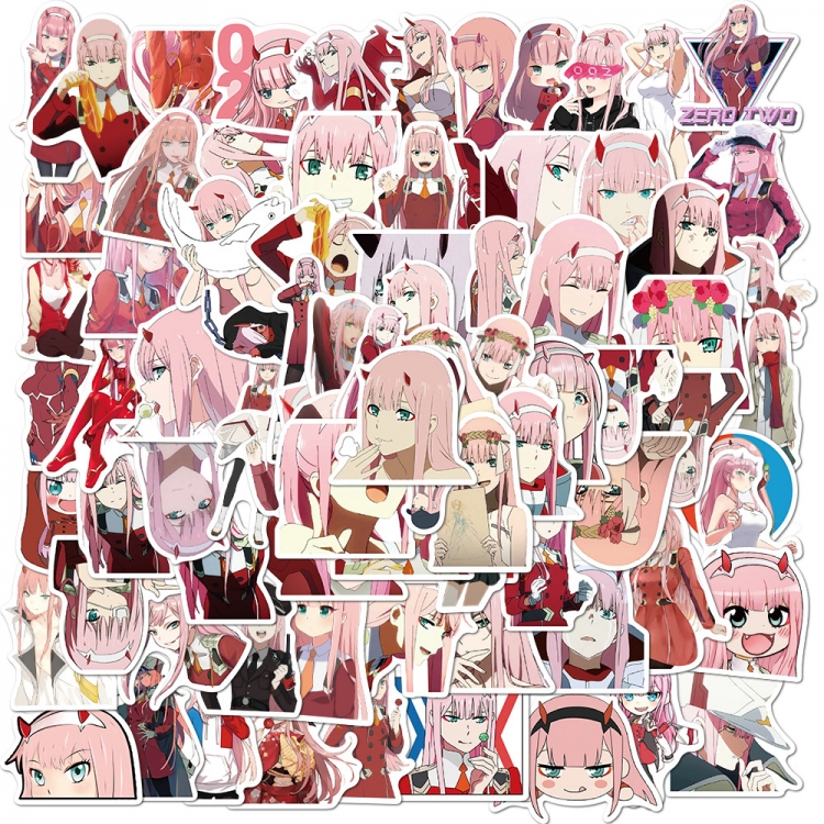 DARLING in the FRANX Doodle stickers Waterproof stickers a set of 100 price for 5 sets