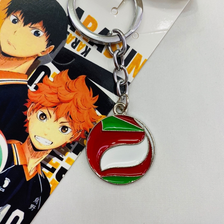 Haikyuu!! Cartoon Anime Stainless steel military key chain pendant 4543 price for 5 pcs