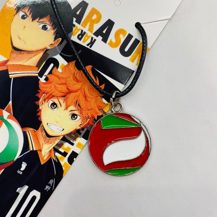 Haikyuu!! Anime Stainless steel military necklace 4548