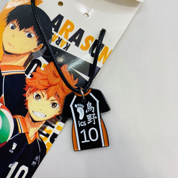 Haikyuu!! Anime Stainless steel military necklace 4655