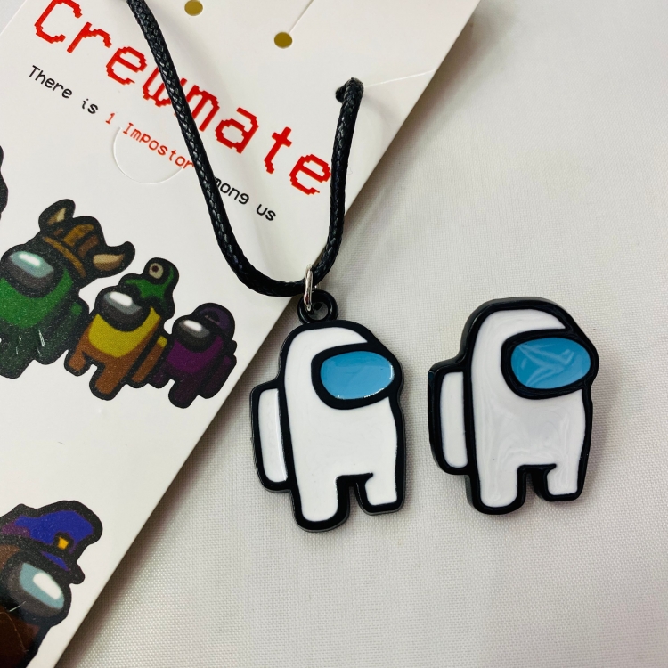 Among US  Anime peripheral necklace pendant + brooch price for 5 pcs