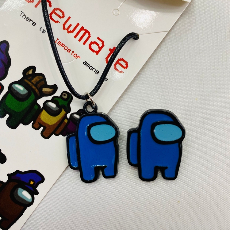 Among US  Anime peripheral necklace pendant + brooch price for 5 pcs