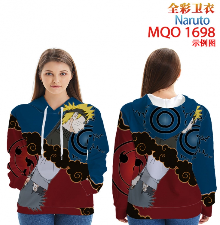 Naruto Full Color Patch pocket Sweatshirt Hoodie EUR SIZE 9 sizes from XXS to XXXXL MQO1698