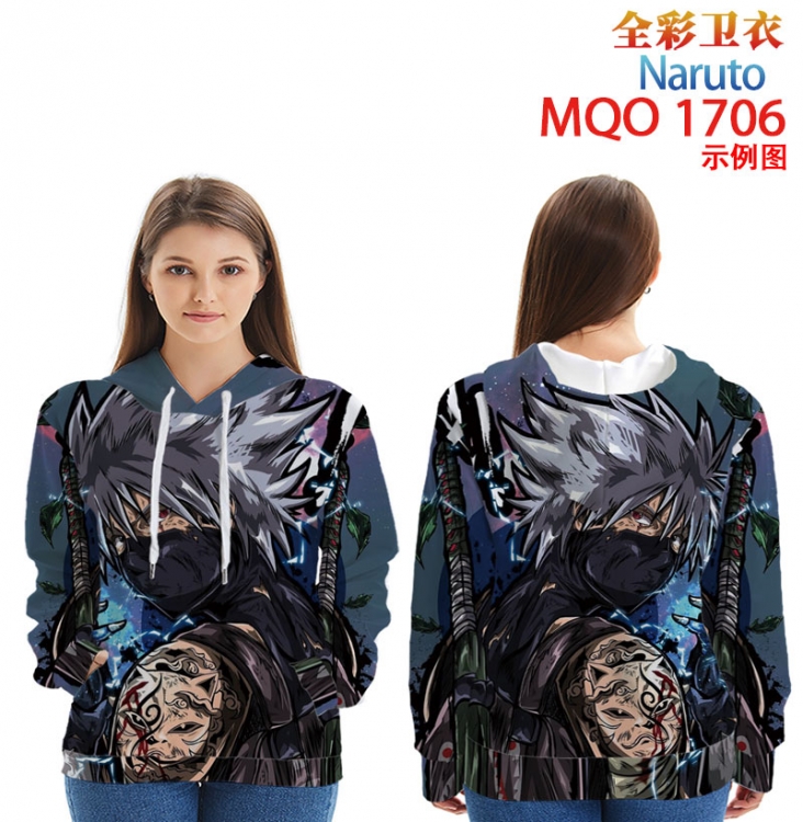 Naruto Full Color Patch pocket Sweatshirt Hoodie EUR SIZE 9 sizes from XXS to XXXXL MQO1706