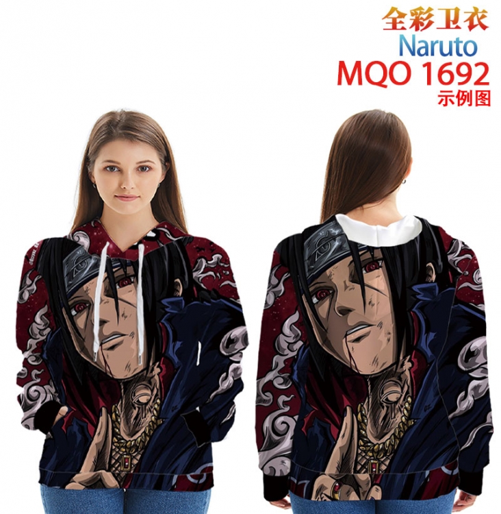 Naruto Full Color Patch pocket Sweatshirt Hoodie EUR SIZE 9 sizes from XXS to XXXXL MQO1692