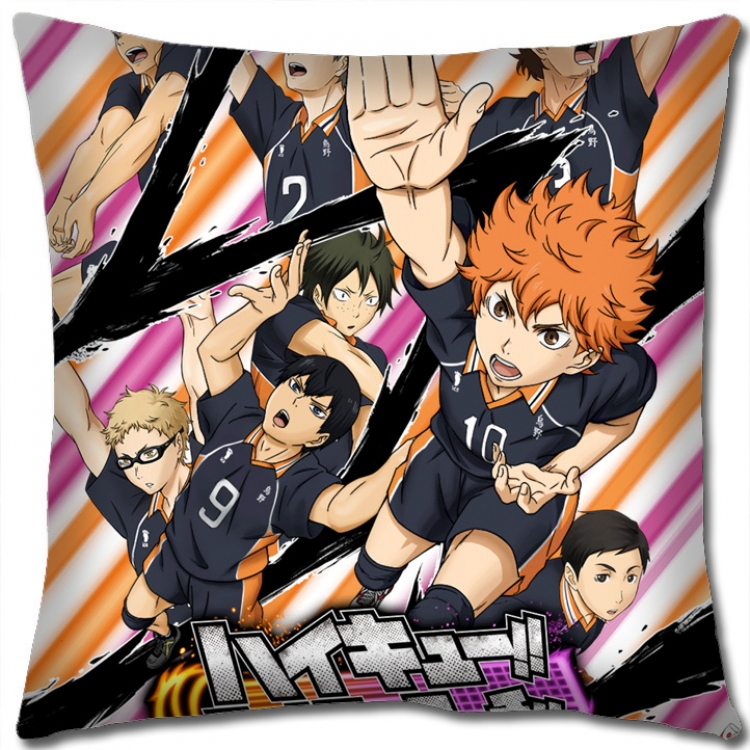 Haikyuu!! Anime square full-color pillow cushion 45X45CM NO FILLING p1348
