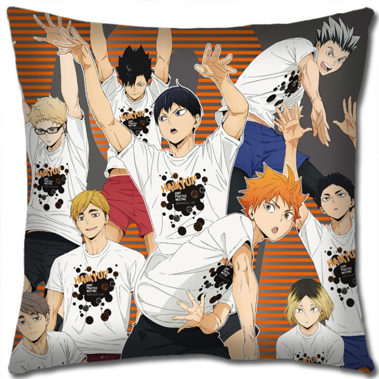 Haikyuu!! Anime square full-color pillow cushion 45X45CM NO FILLING p1345