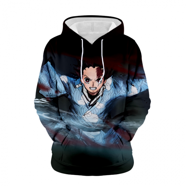 Demon Slayer Kimets Anime 3D digital printing casual fashion hooded sweater