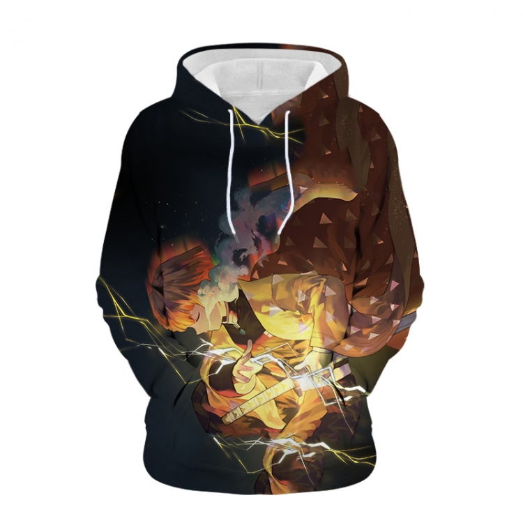 Demon Slayer Kimets Anime 3D digital printing casual fashion hooded sweater