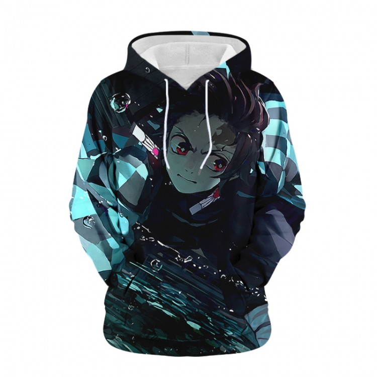 Demon Slayer Kimets Anime 3D digital printing casual fashion hooded sweater