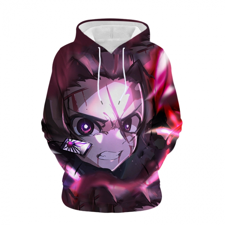 Demon Slayer Kimets Anime 3D digital printing casual fashion hooded sweater