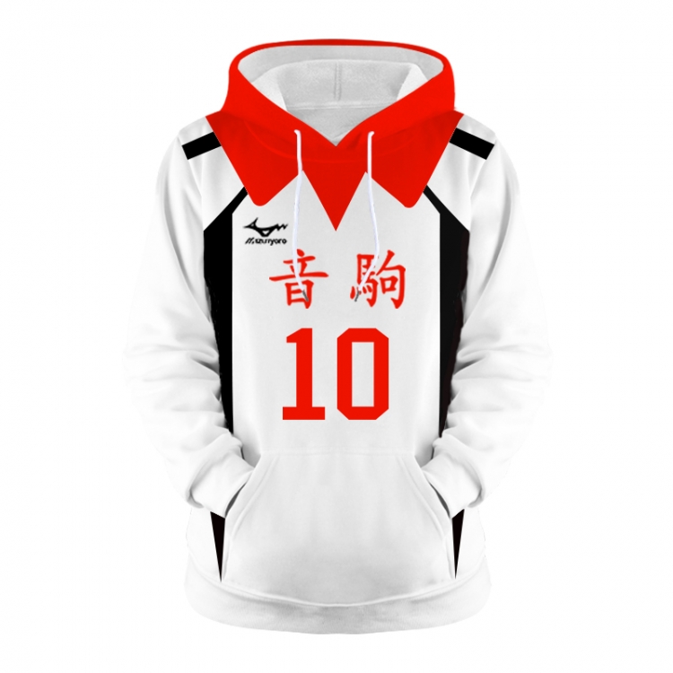 Haikyuu!! Anime 3D digital printing casual fashion hooded sweater