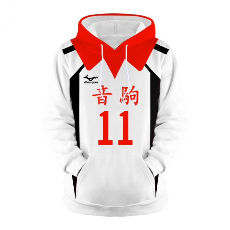 Haikyuu!! Anime 3D digital printing casual fashion hooded sweater