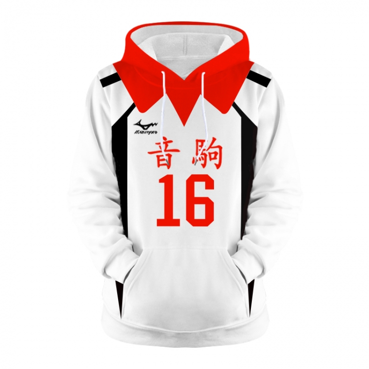 Haikyuu!! Anime 3D digital printing casual fashion hooded sweater