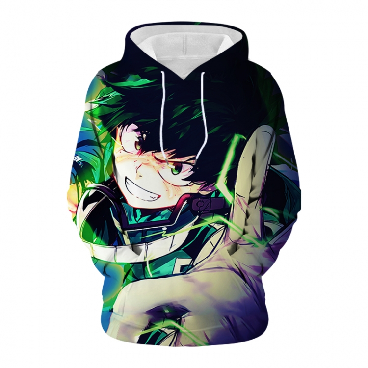 My Hero Academia Anime 3D digital printing casual fashion hooded sweater