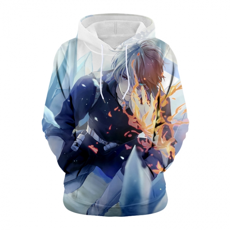 My Hero Academia Anime 3D digital printing casual fashion hooded sweater
