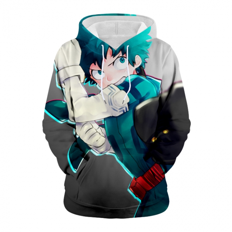 My Hero Academia Anime 3D digital printing casual fashion hooded sweater