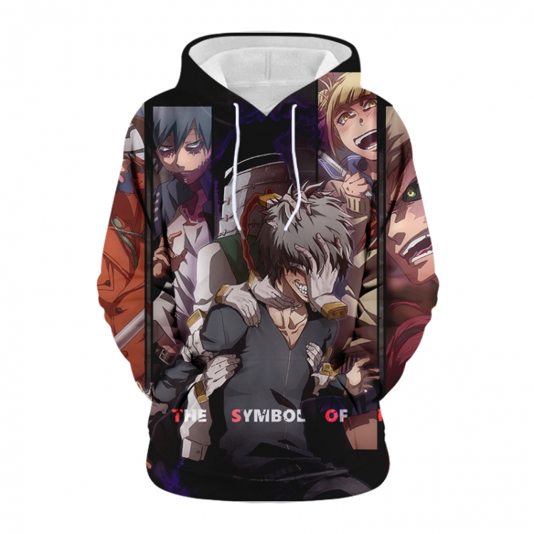 My Hero Academia Anime 3D digital printing casual fashion hooded sweater