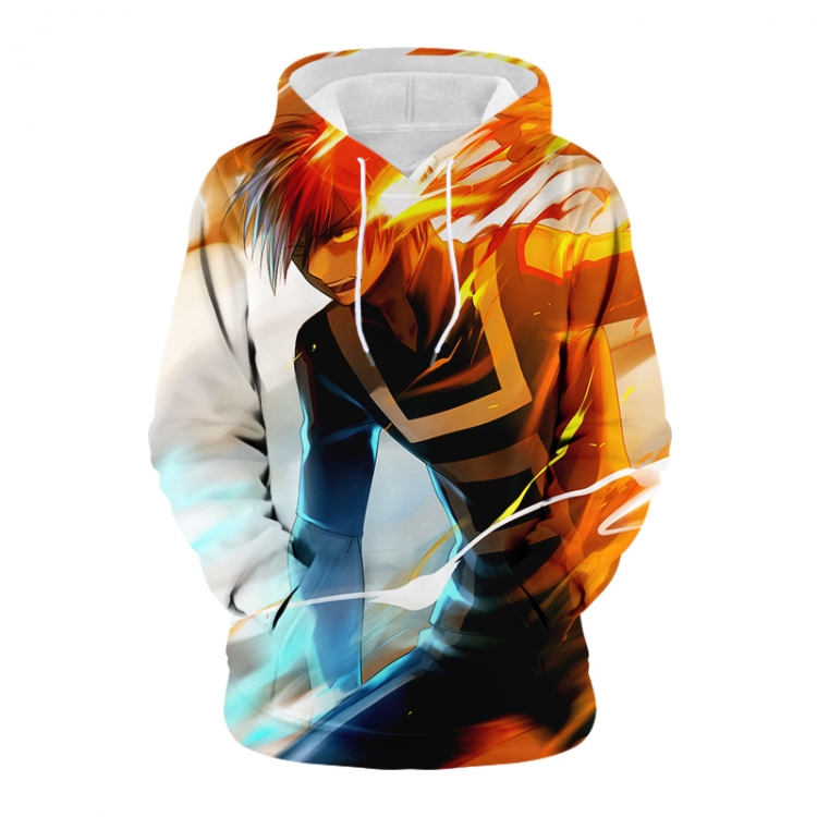 My Hero Academia Anime 3D digital printing casual fashion hooded sweater