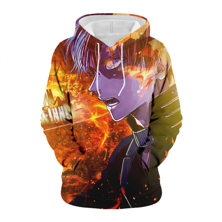 My Hero Academia Anime 3D digital printing casual fashion hooded sweater