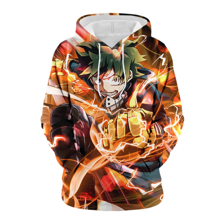 My Hero Academia Anime 3D digital printing casual fashion hooded sweater