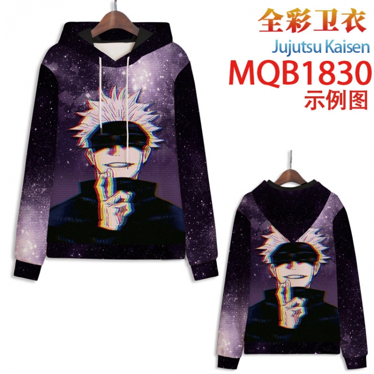 Jujutsu Kaisen   Full Color Patch pocket Sweatshirt Hoodie 8 sizes from  XS to 4XL  MQB-1830