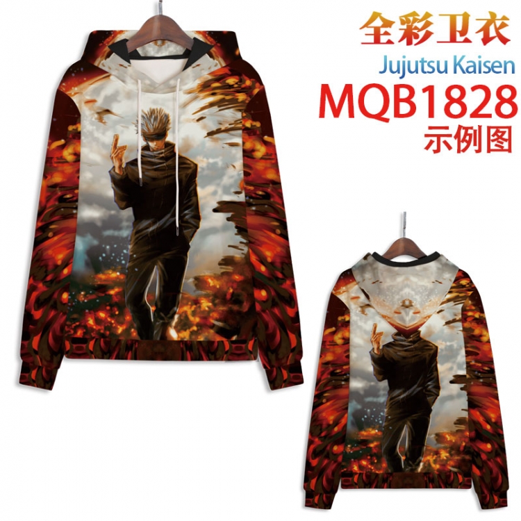 Jujutsu Kaisen   Full Color Patch pocket Sweatshirt Hoodie 8 sizes from  XS to 4XL  MQB-1828